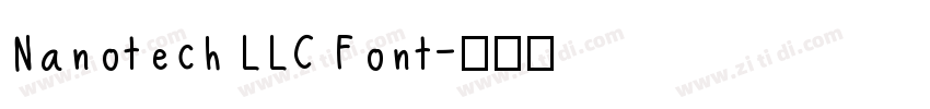 Nanotech LLC Font字体转换